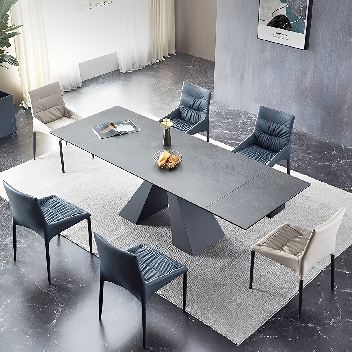 【大特価セール！】【13400円→8999円】テーブル 75×75×73cm ダイニングテーブル 単品 丸型 ホワイトアッシュ 食卓 木目 4人