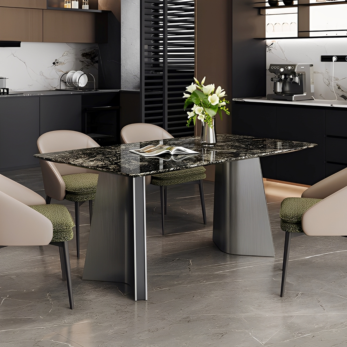 大理石テーブル｜上品で重厚感のある・高級空間を演出【CAGUUU公式】