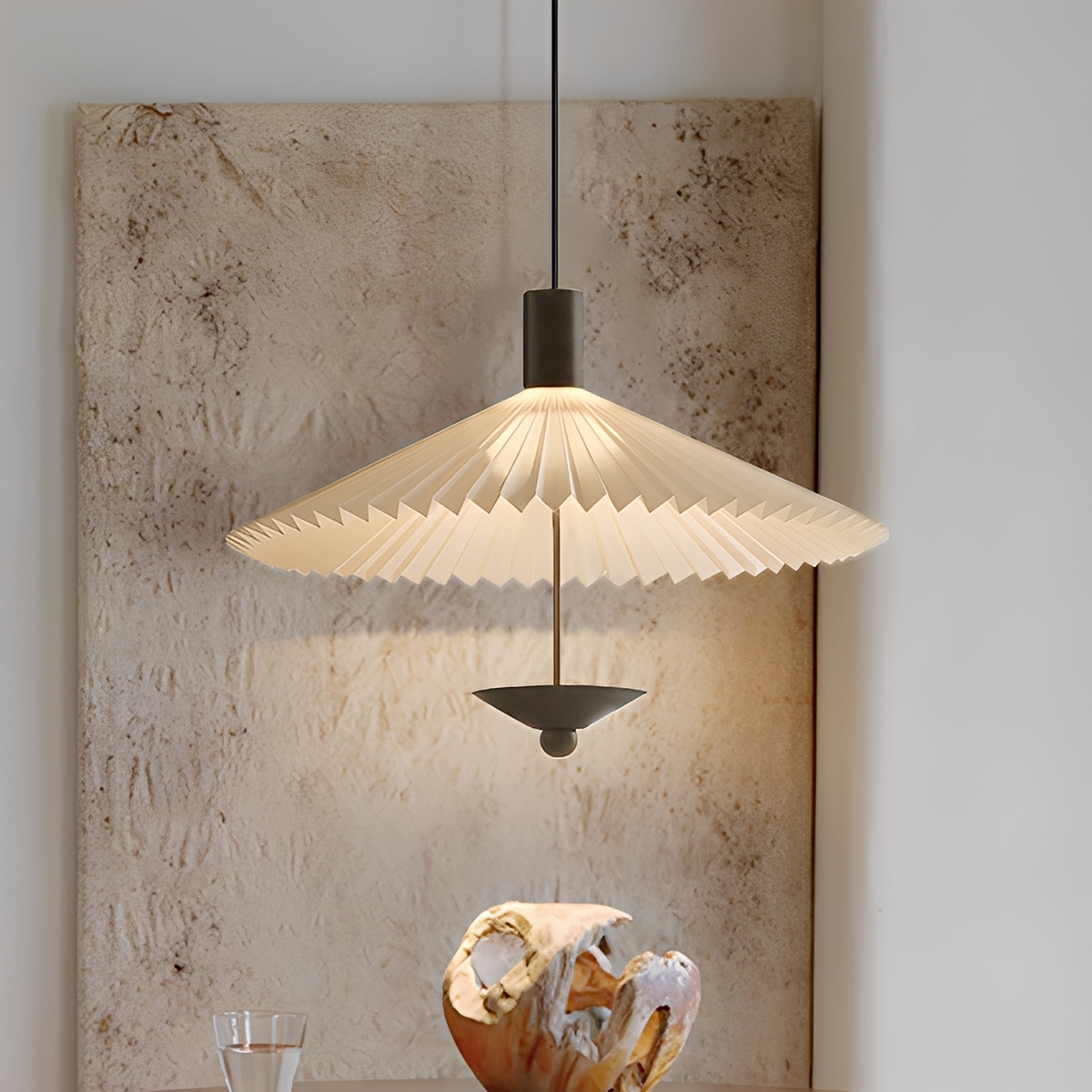 折傘ペンダントライト