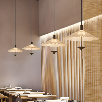 折傘ペンダントライト