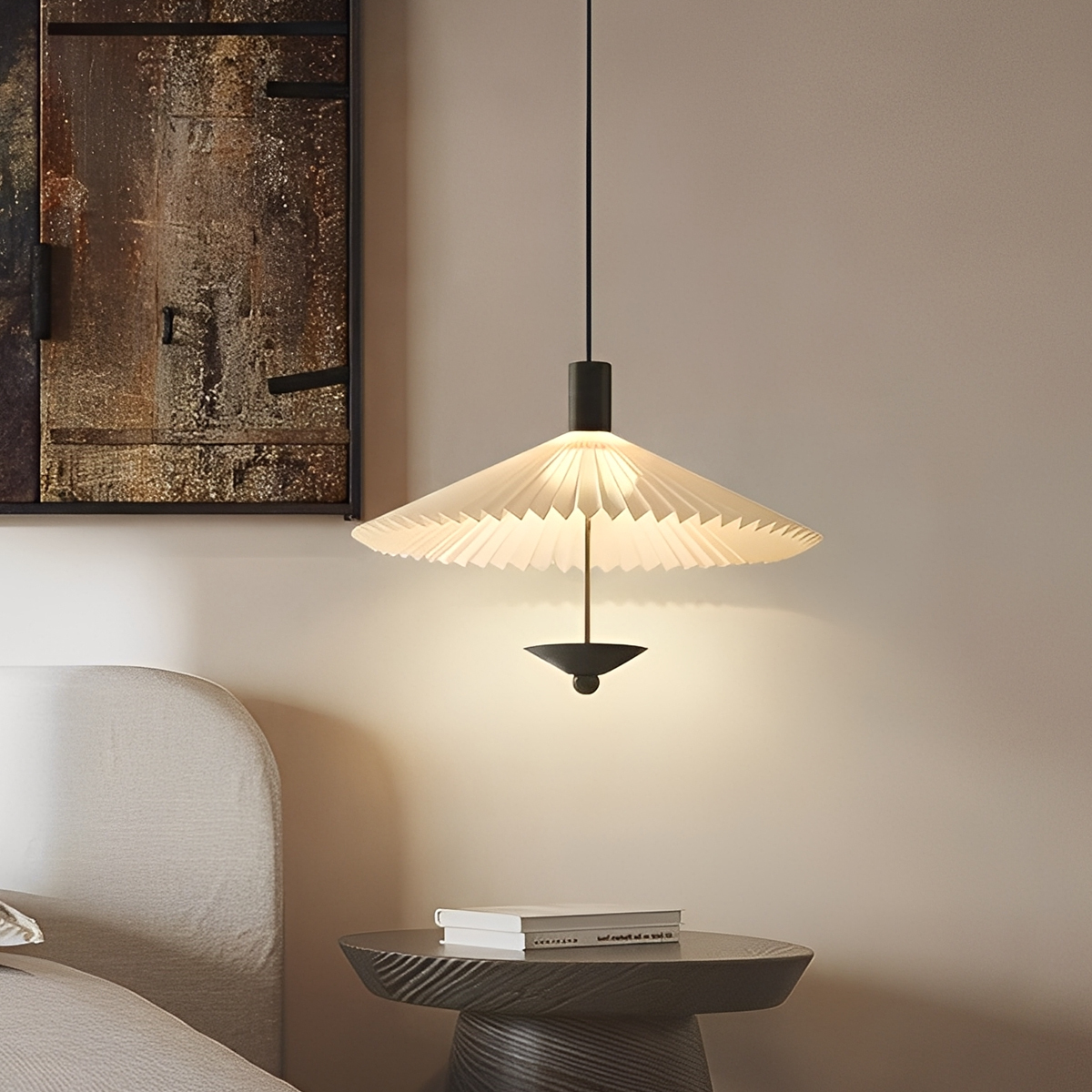 折傘ペンダントライト