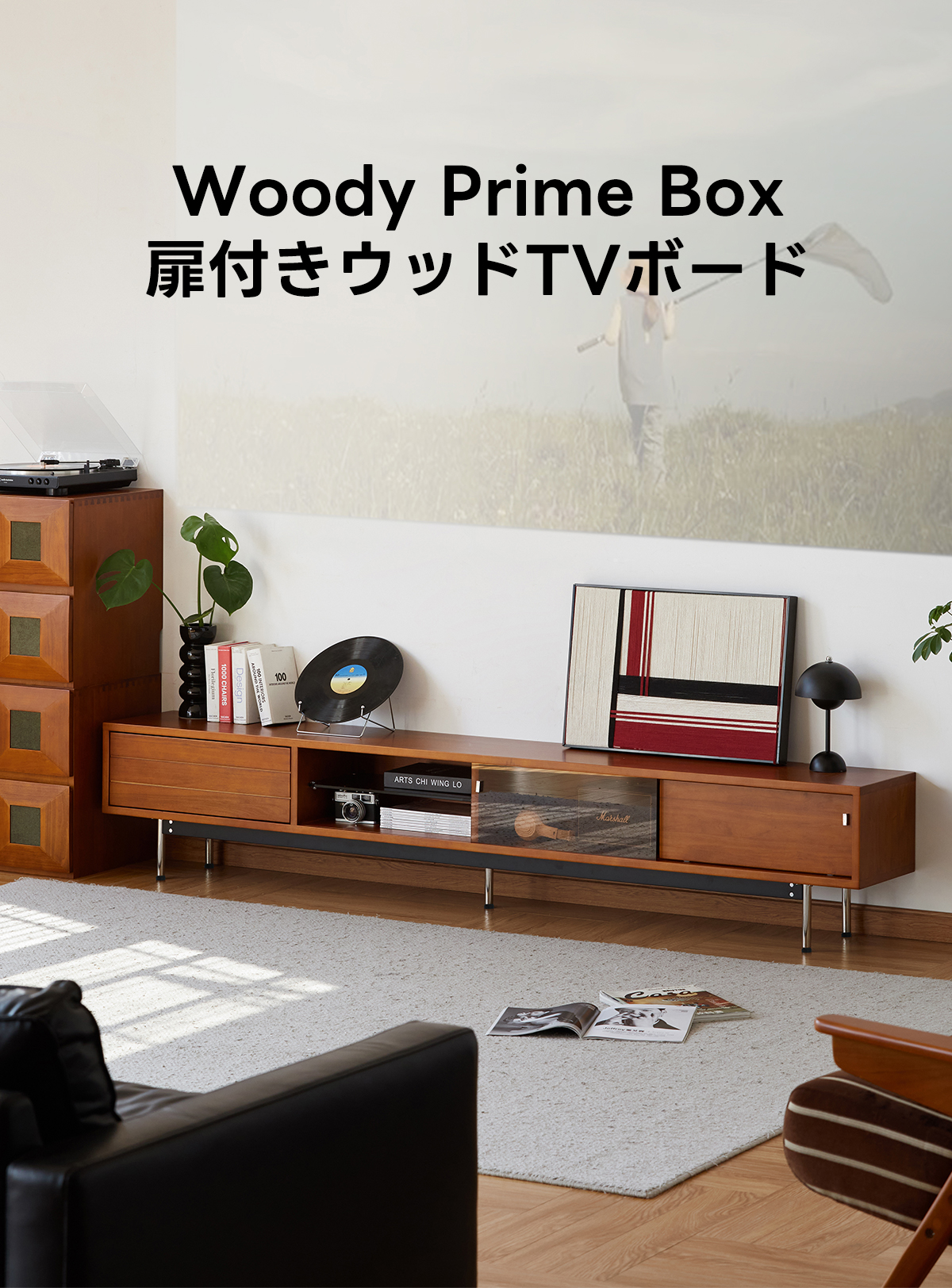 送料無料！TVボード 扉付き テレビ台 ローボード 扉付き 幅120cm 32型〜50型 ロータイプ テレビ