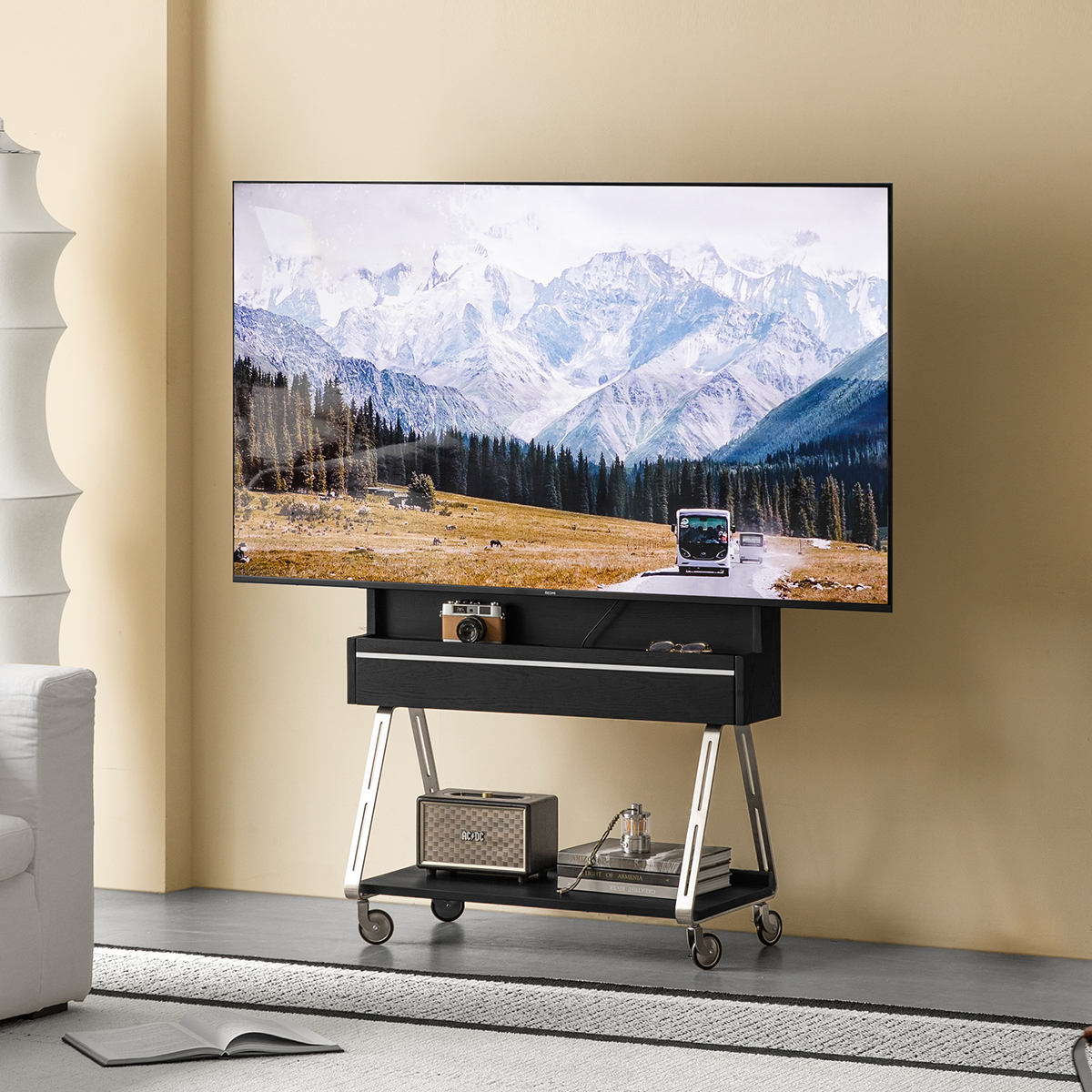 テレビスタンド｜壁掛け風でおしゃれ・省スペース【CAGUUU公式】