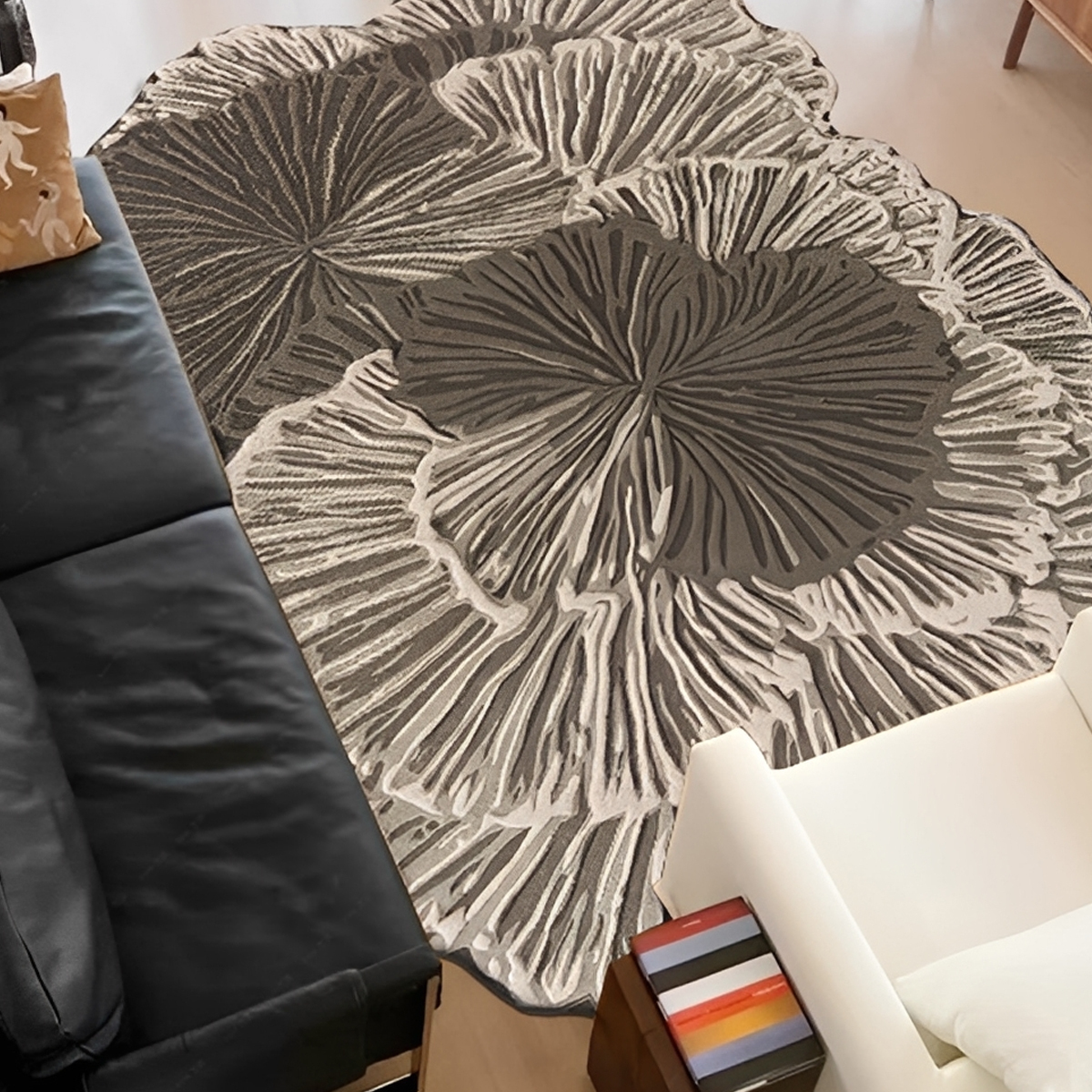 リーフシェードラグ