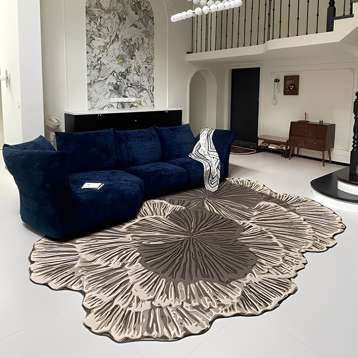 リーフシェードラグ