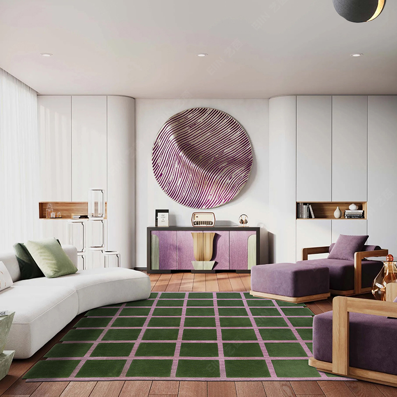 グリッドアートラグ