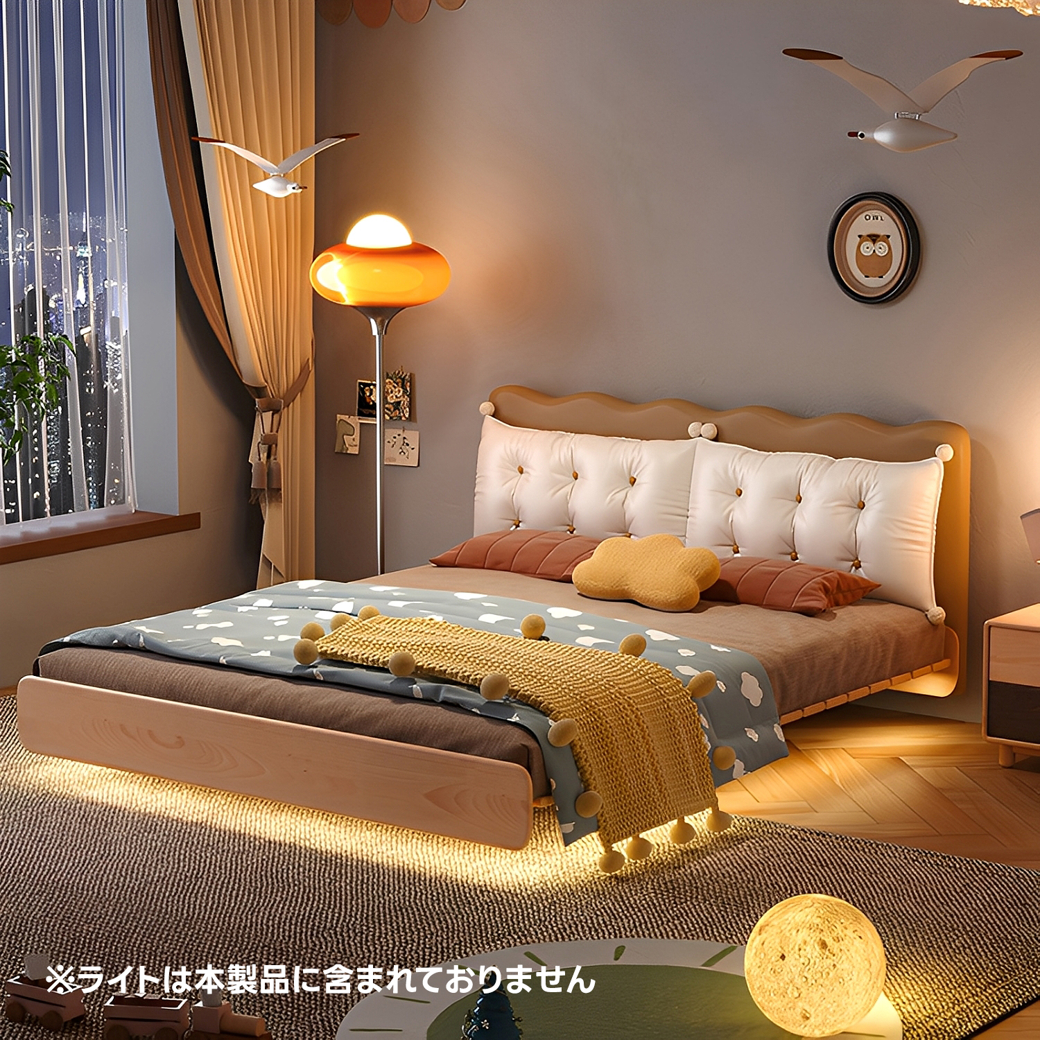 キッズカスタムウッドベッド