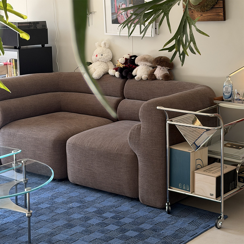 展開式リビングソファ