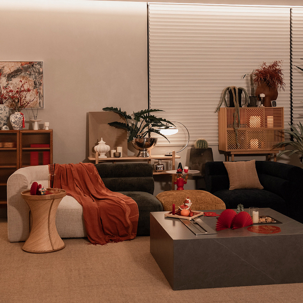 展開式リビングソファ