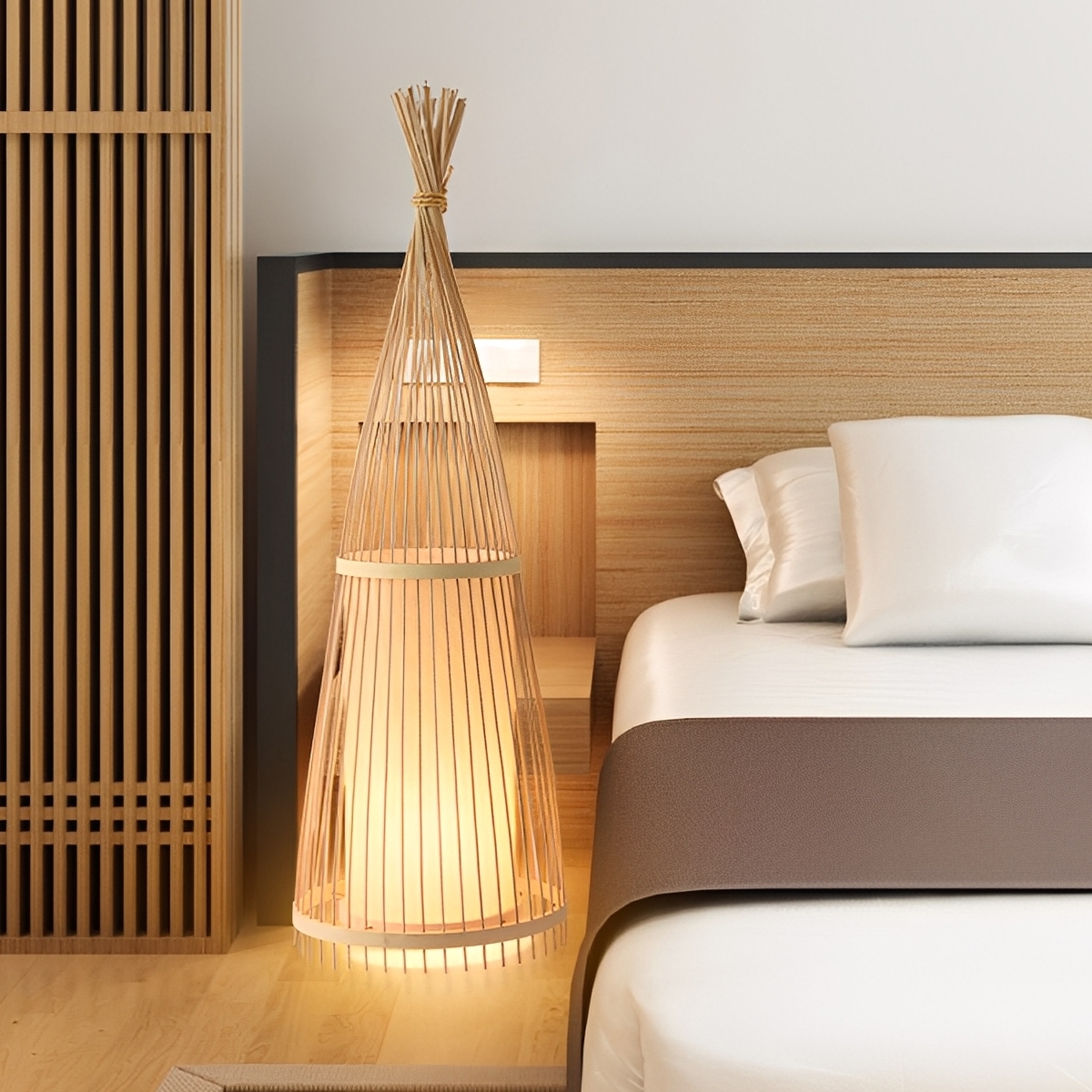 和モダンフロアライト