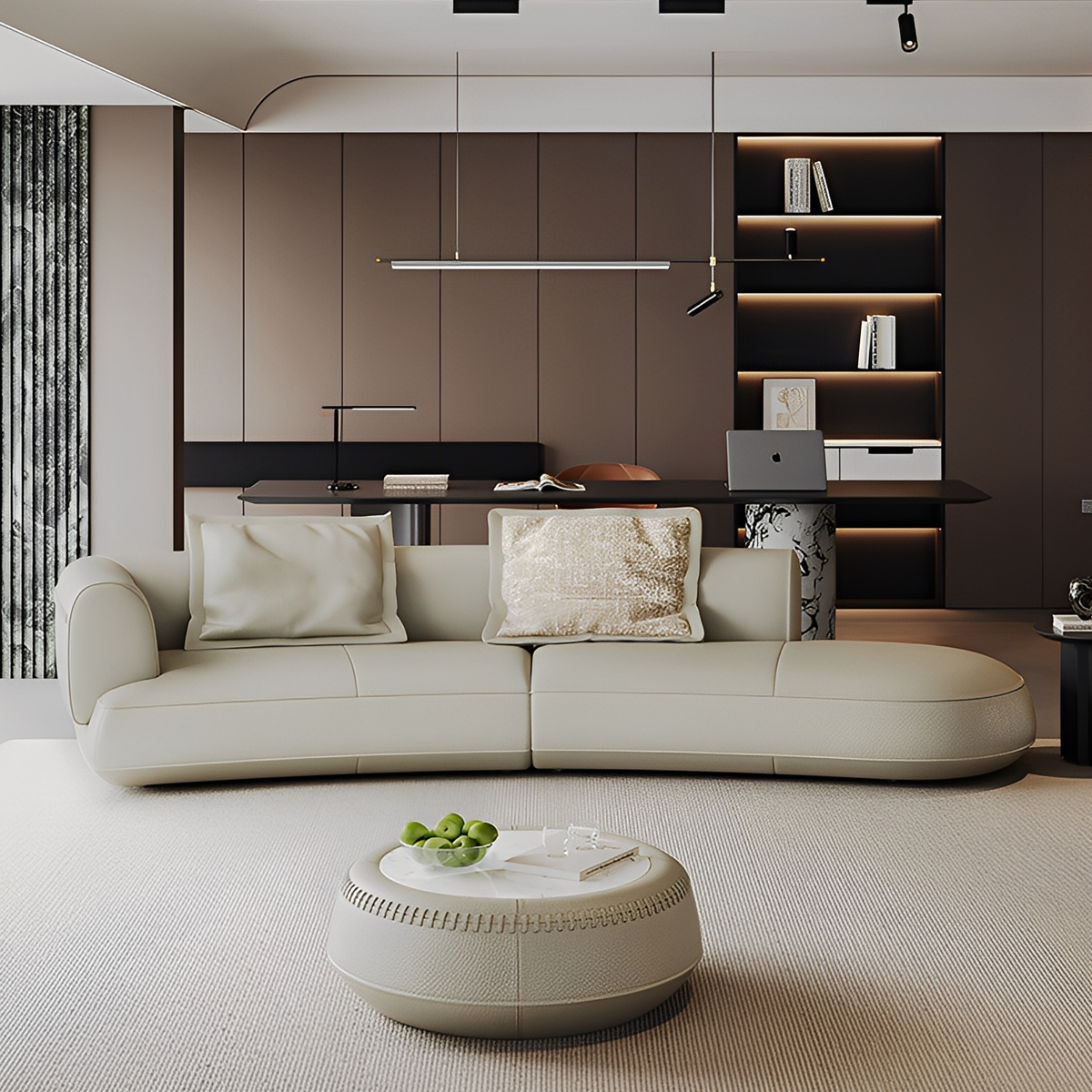 エレガントカーブラインソファ