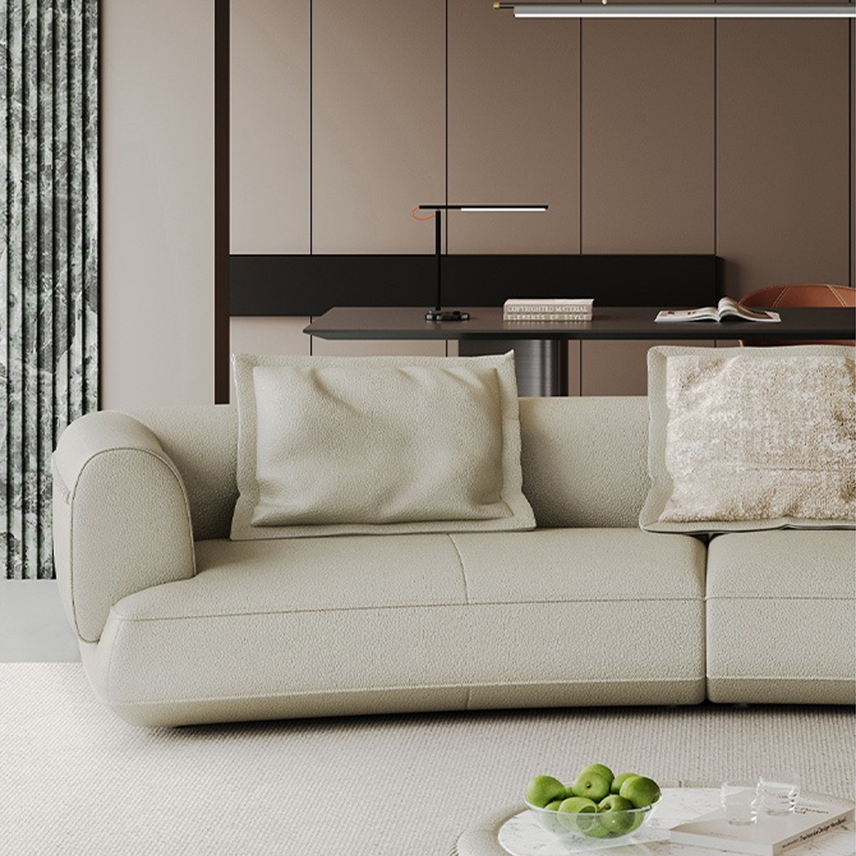 エレガントカーブラインソファ