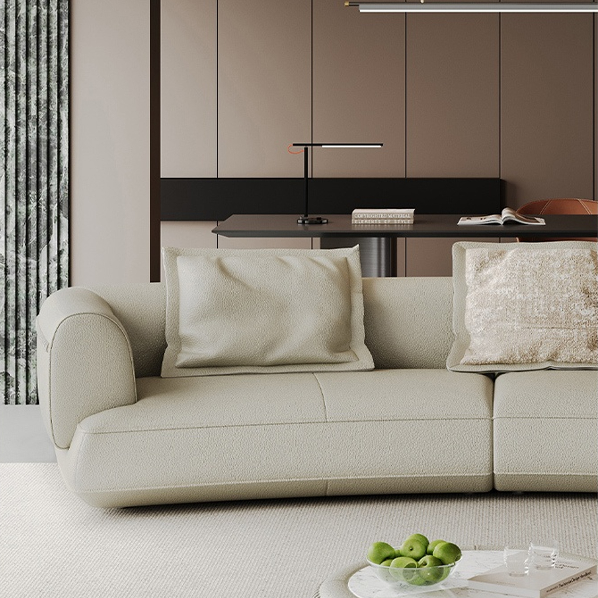 エレガントカーブラインソファ