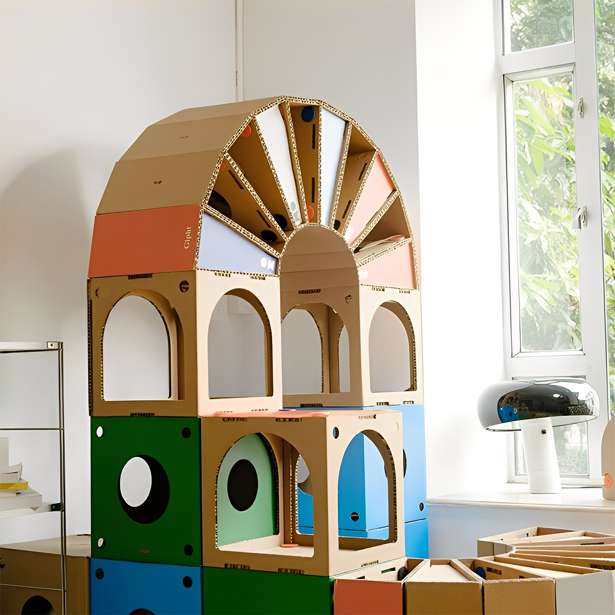 【CAGUUU】 猫用品シリーズ収納ラック グレー 大特価＆在庫限り】猫用品シリーズ収納ラック | 快適で多機能な猫の