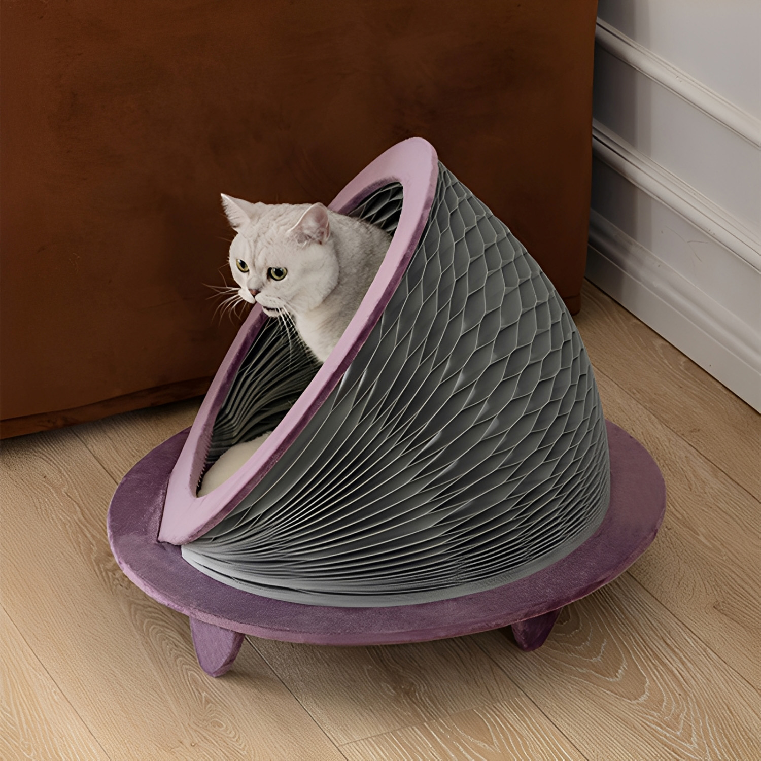 Kraft Paper UFOデザインペットハウス