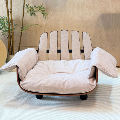 カーブウッドキャットソファ