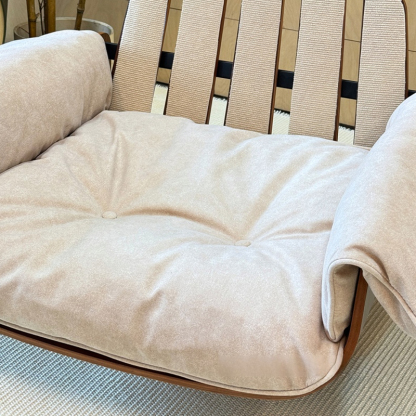 カーブウッドキャットソファ