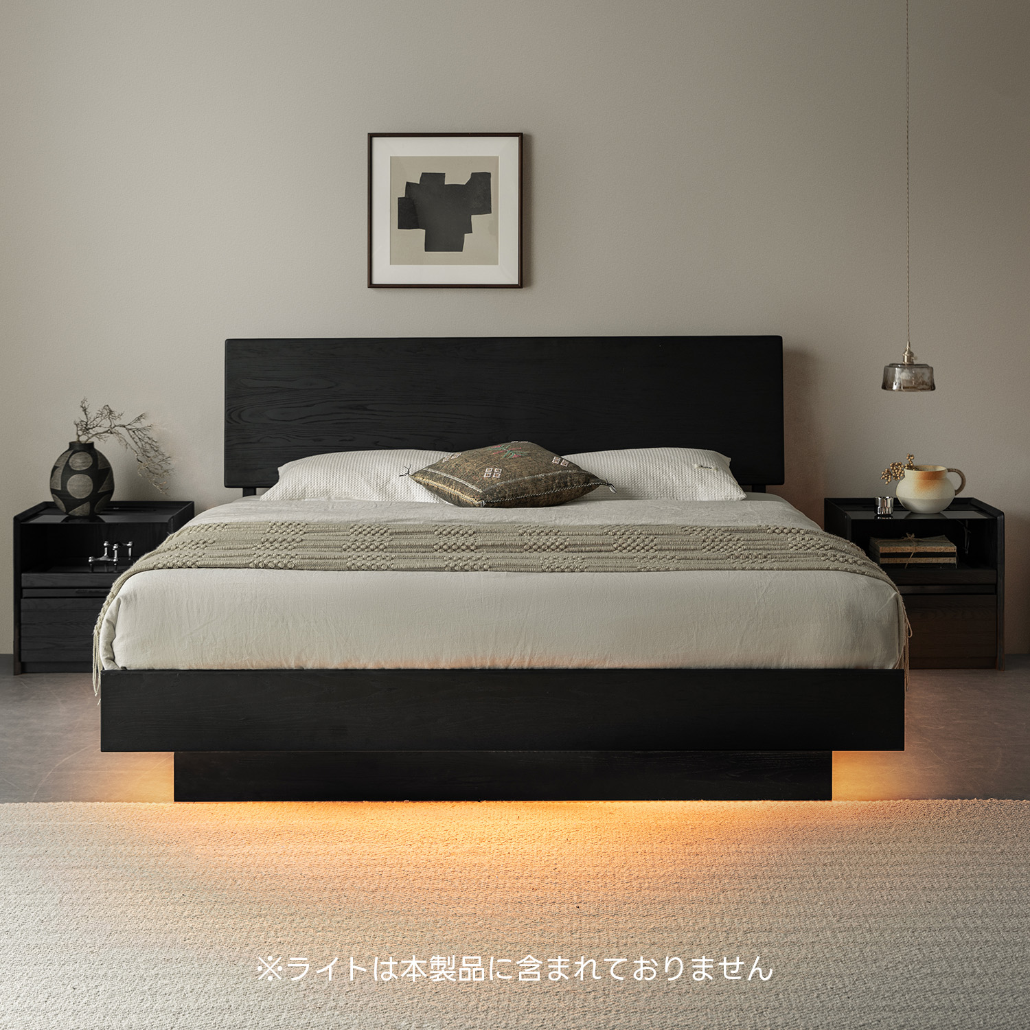 Woody Aura スマートリフト収納ベッド | ベッド下スペースを最大限に