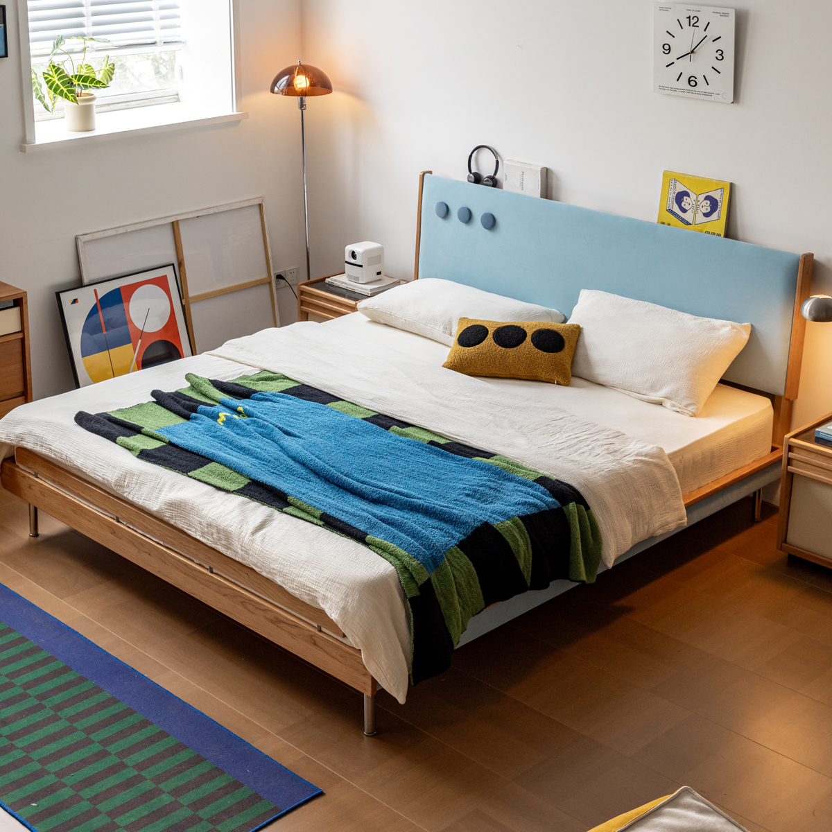 Woody Prime Cherry レトロカラーベッド