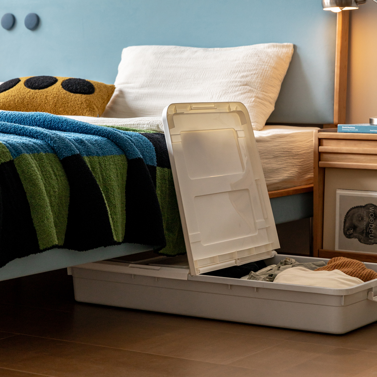 Woody Prime Cherry レトロカラーベッド