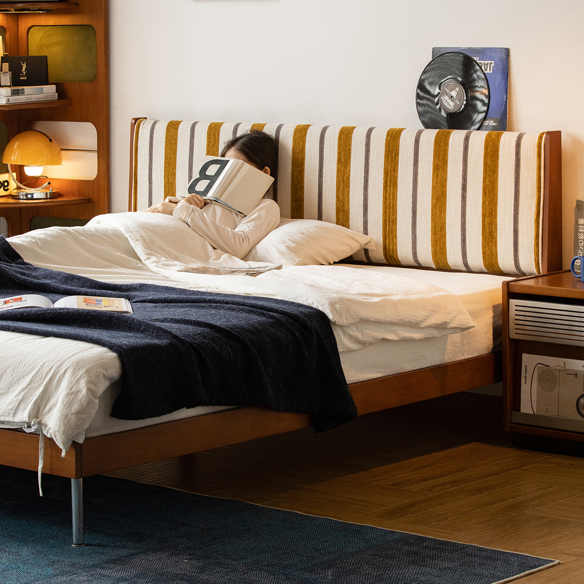 Woody Prime Box ストライプボードベッド