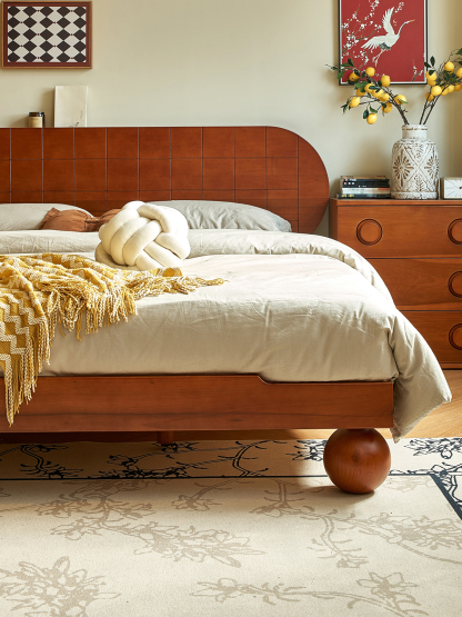 クラシックカーブベッドフレーム