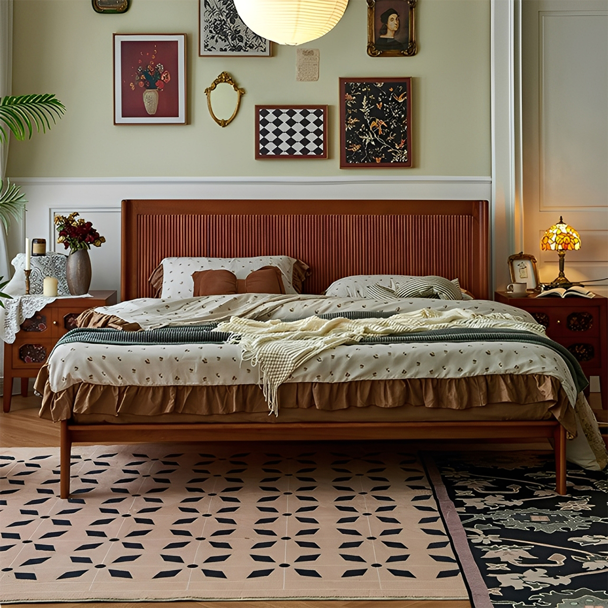 レトロスタイルベッド