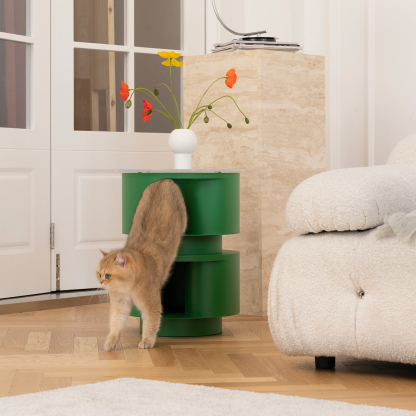 ラウンドキャットサイドテーブル