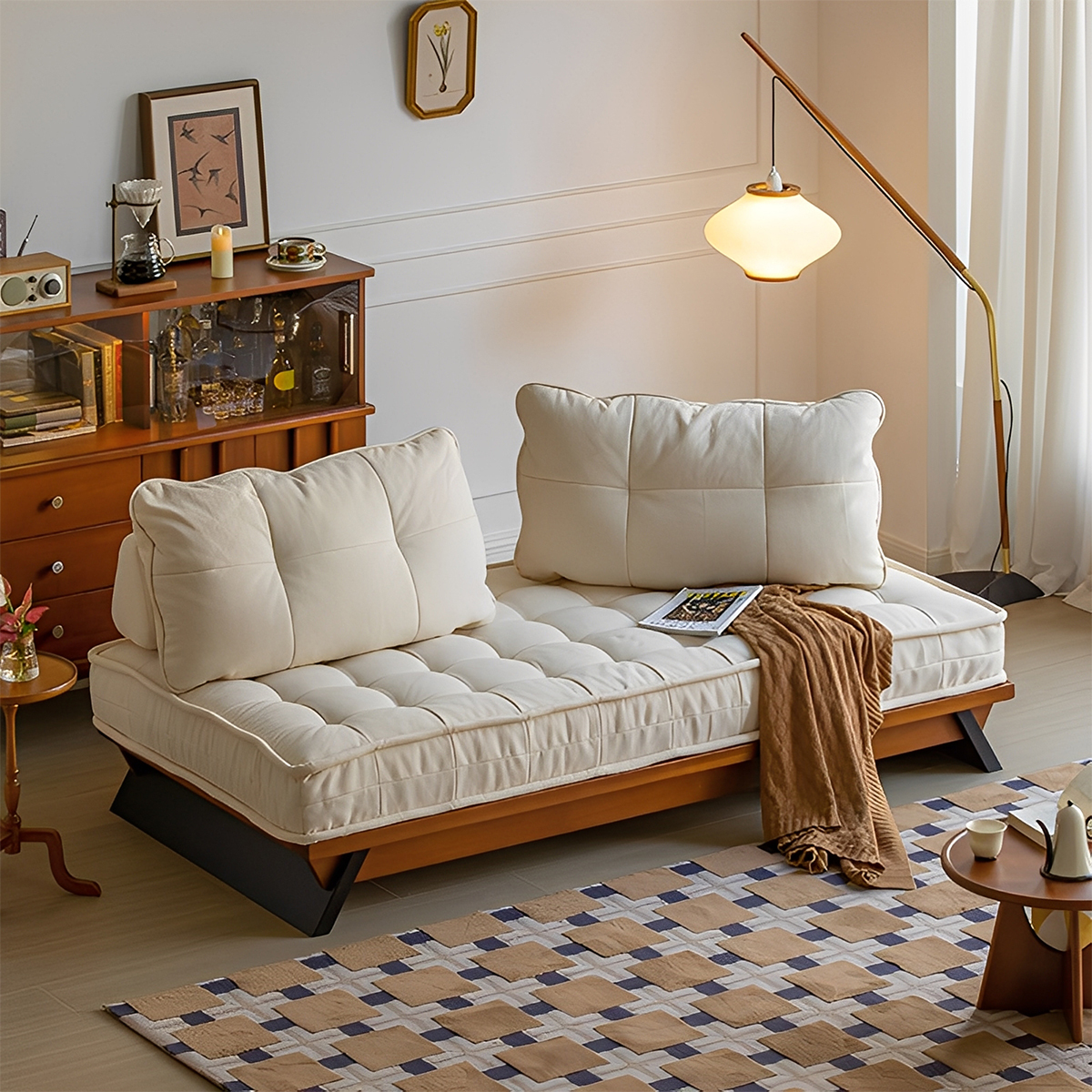 クッションレイヤーソファベッド