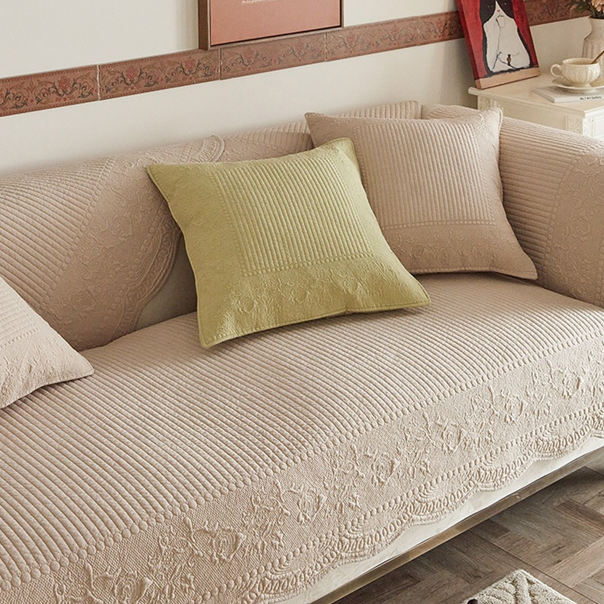 コットンソファカバー