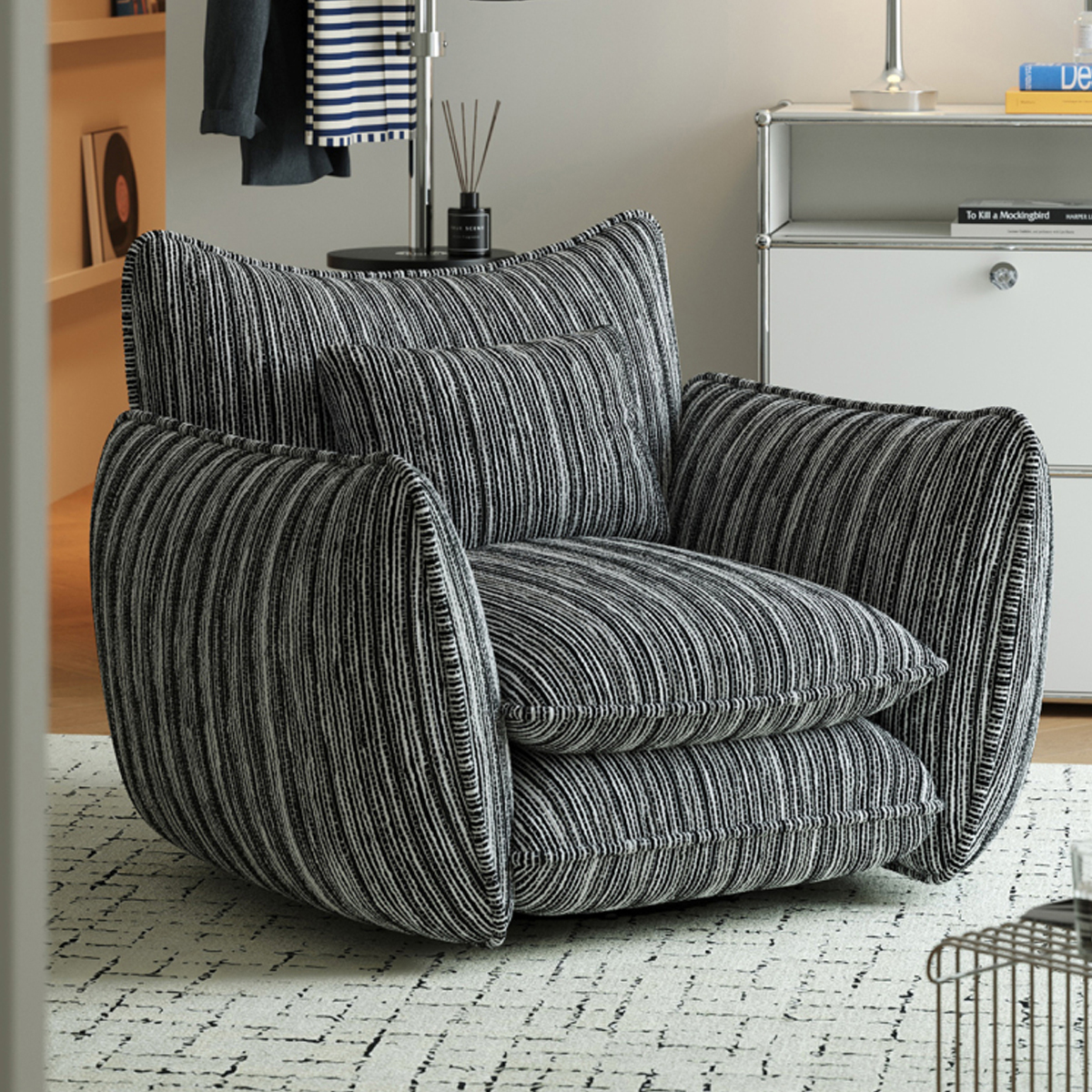 シェニール織立体ソファ