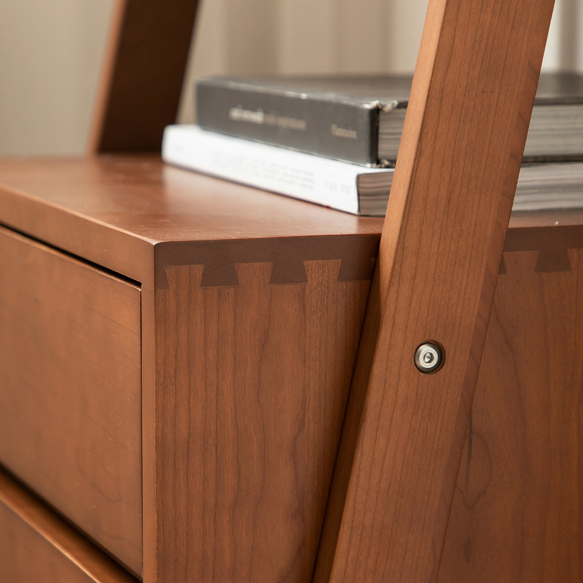 ツゲ材 アップライトシェルフ