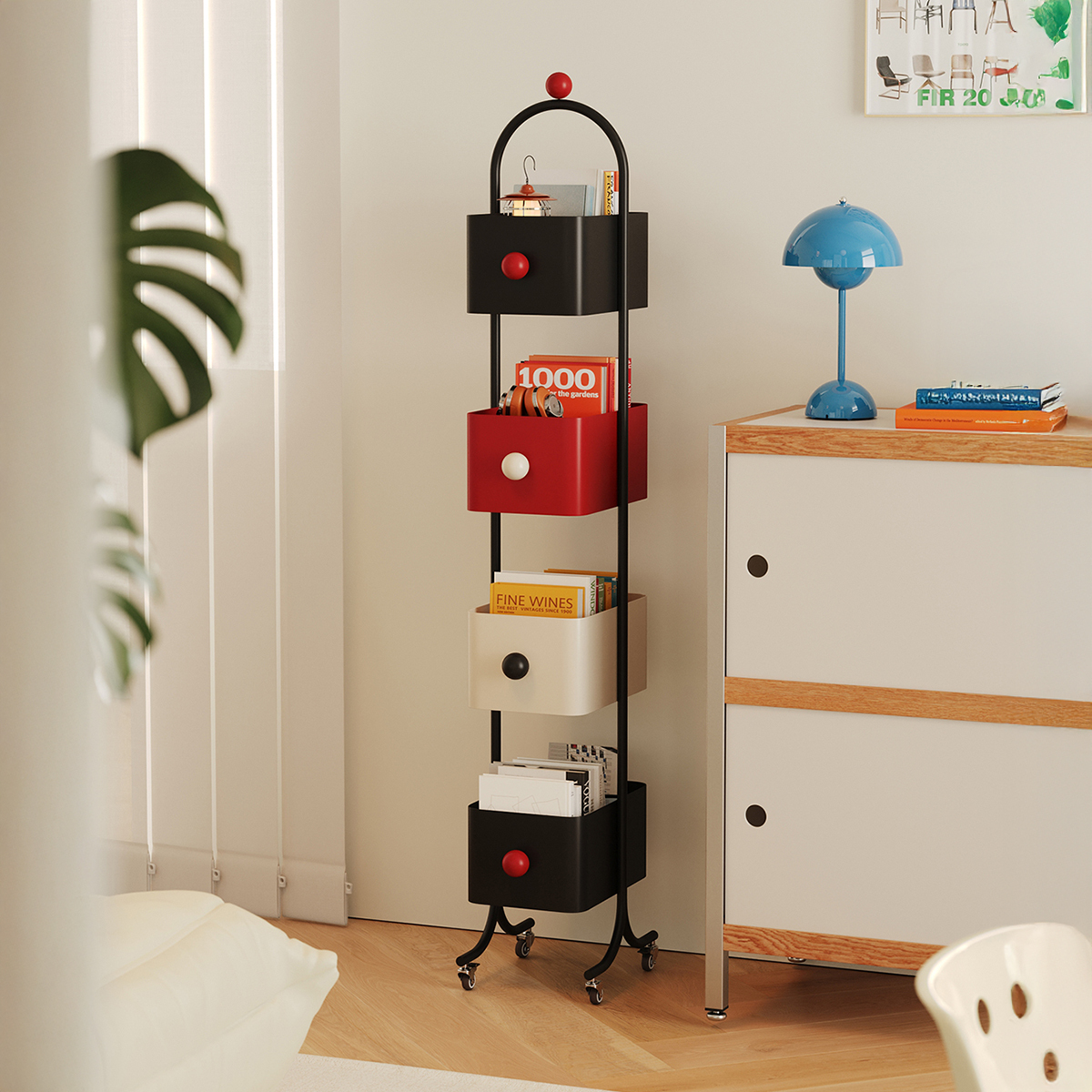 カラフルブックシェルフ