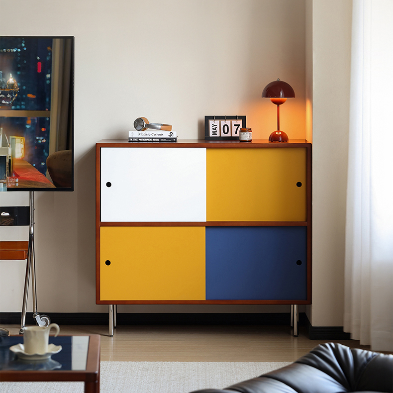 レトロカラースクエアキャビネット