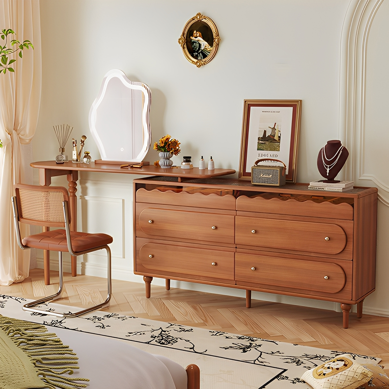 レトロウェーブチェスト&ドレッサー