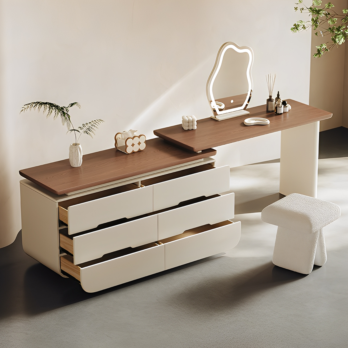 ドレッサー｜鏡付きで身支度が楽しくなるおしゃれデザイン【CAGUUU公式】