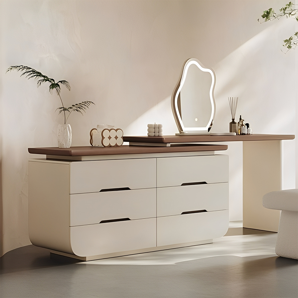 ドレッサー｜鏡付きで身支度が楽しくなるおしゃれデザイン【CAGUUU公式】