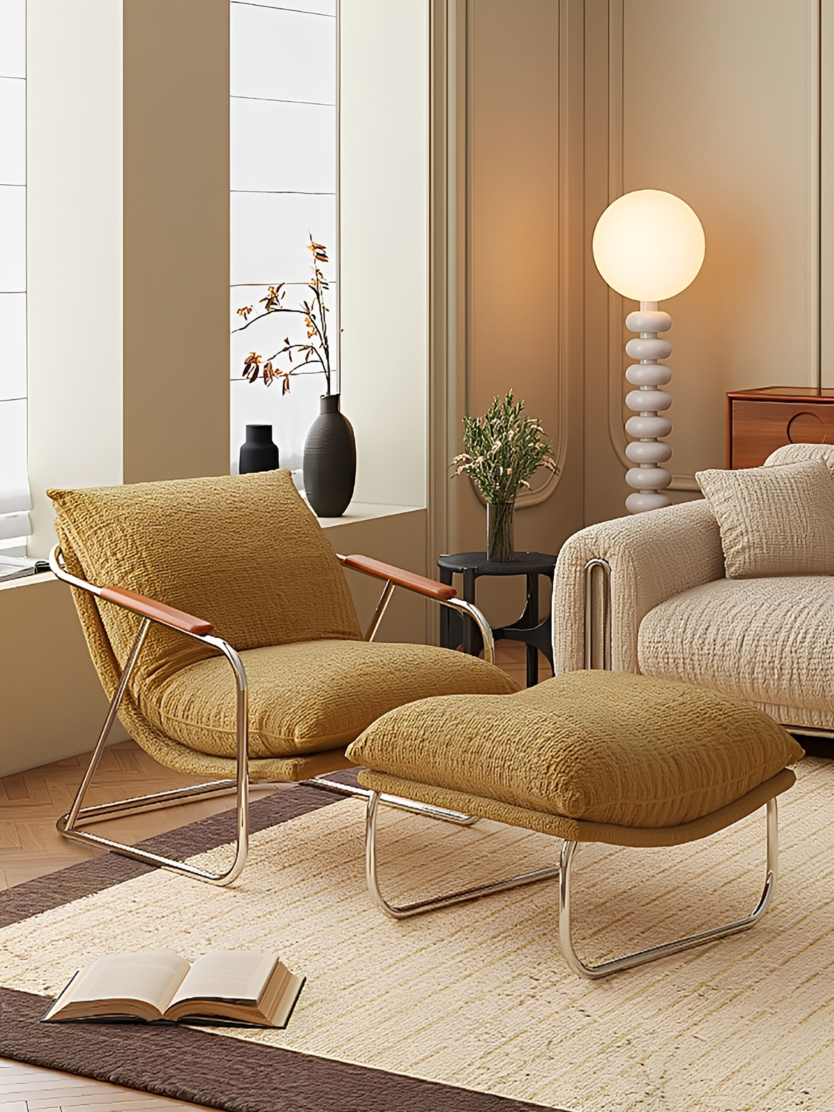 パイプレッグソファチェア