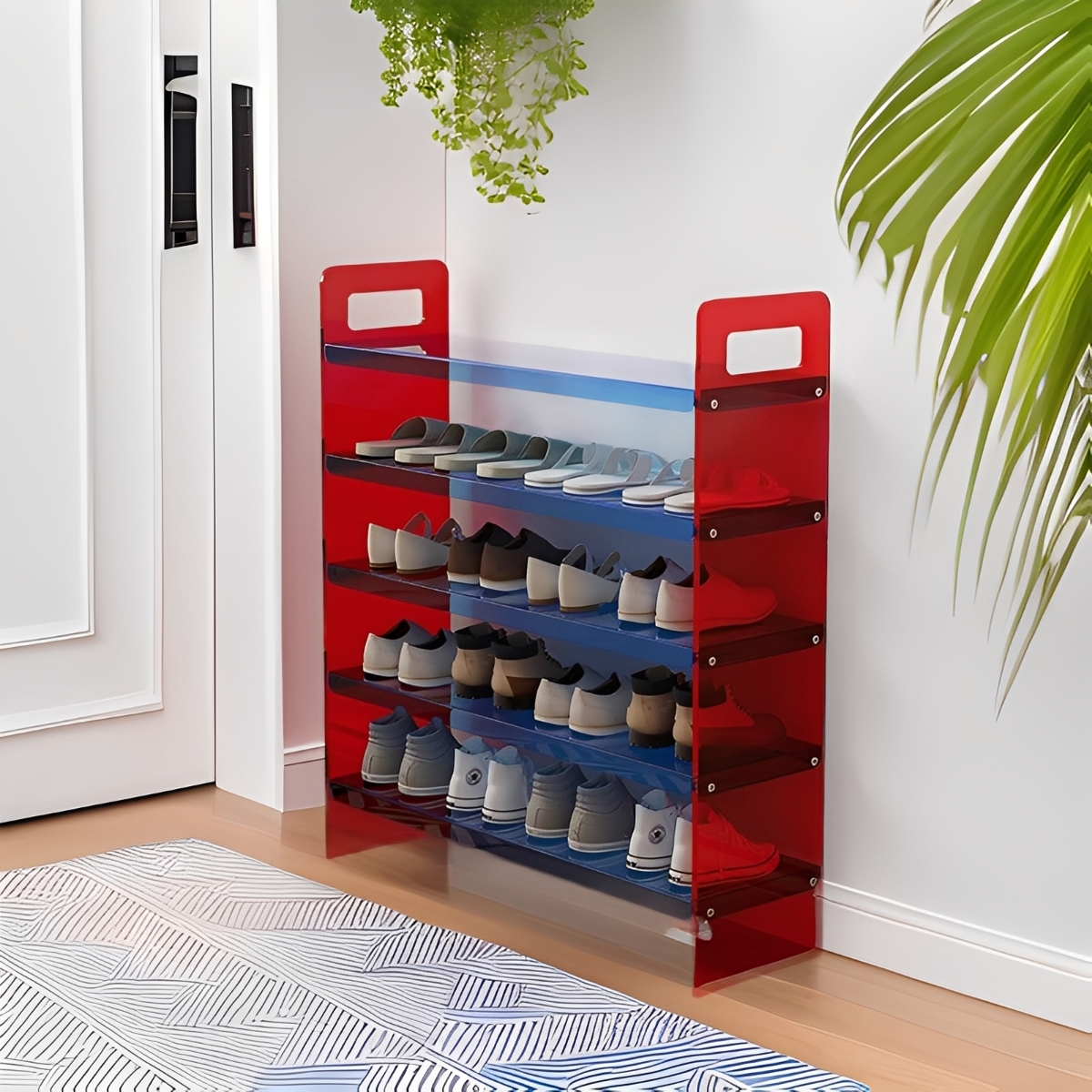 アクリルシューズラック