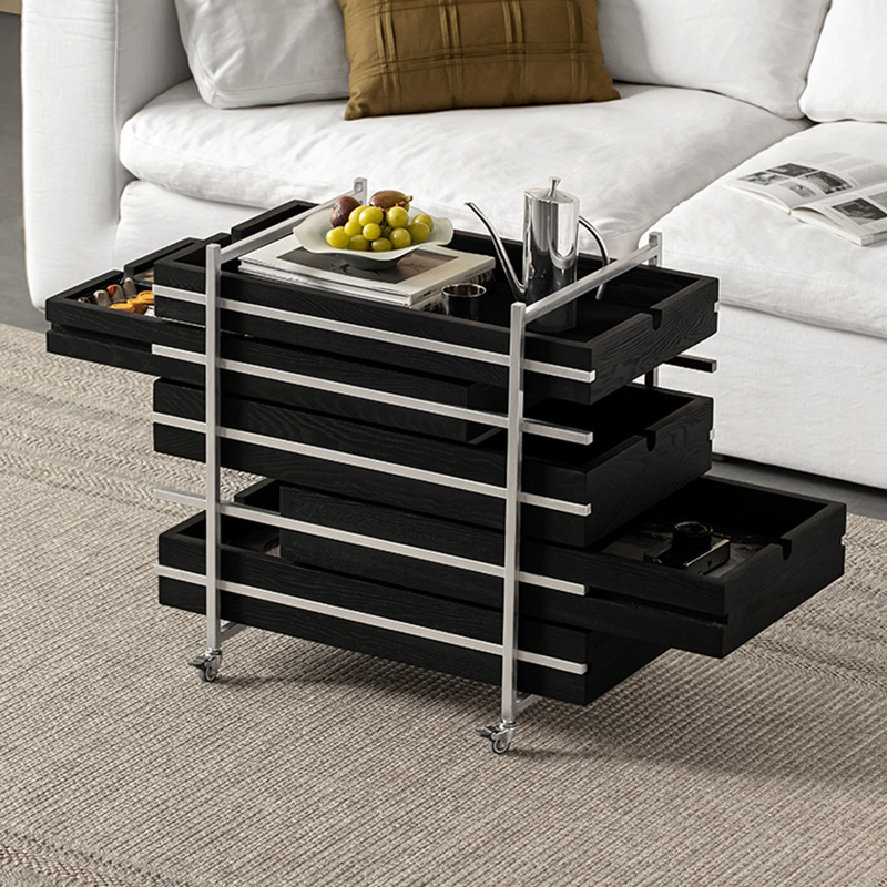 Woody Aura スライドレイヤーサイドテーブル