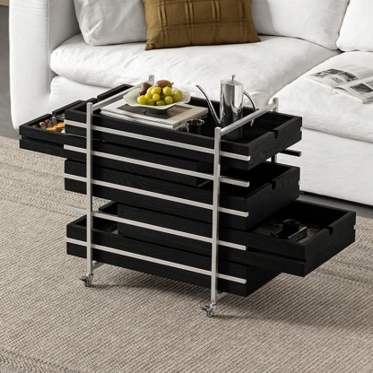 Woody Aura スライドレイヤーサイドテーブル