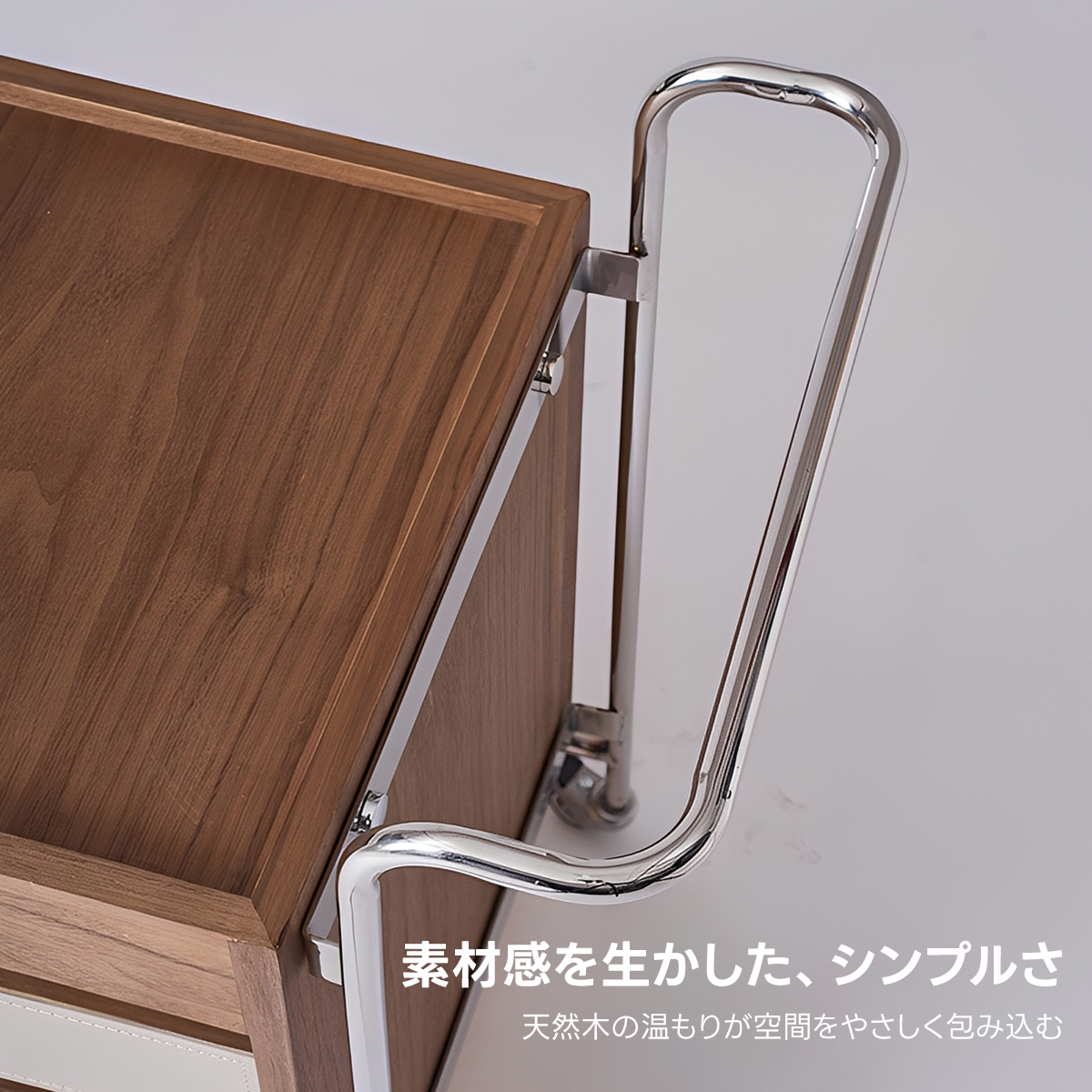 NMU ITA　収納家具　ブラウン　3段 NMU ITA 収納家具 ブラウン 3段