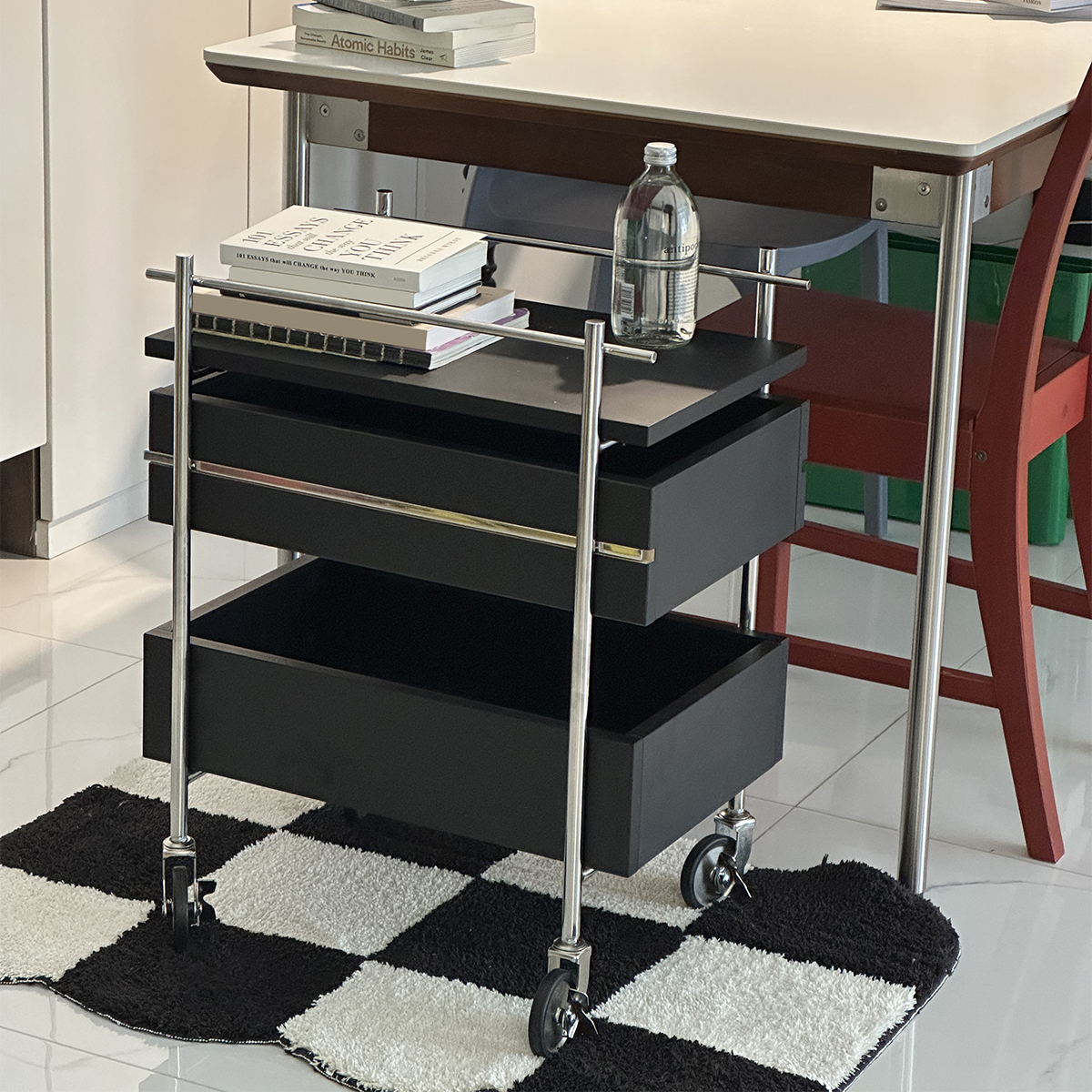 Woody Prime Walnut ウォールナット材 フラップ式ディスプレイ