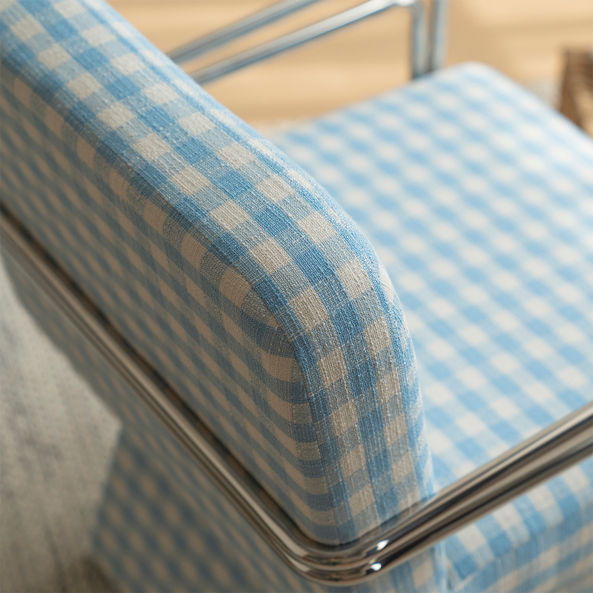 レトロチェックチェア