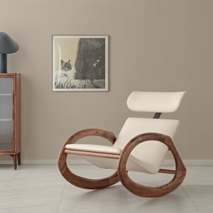 天然木フレーム ロッキングチェア