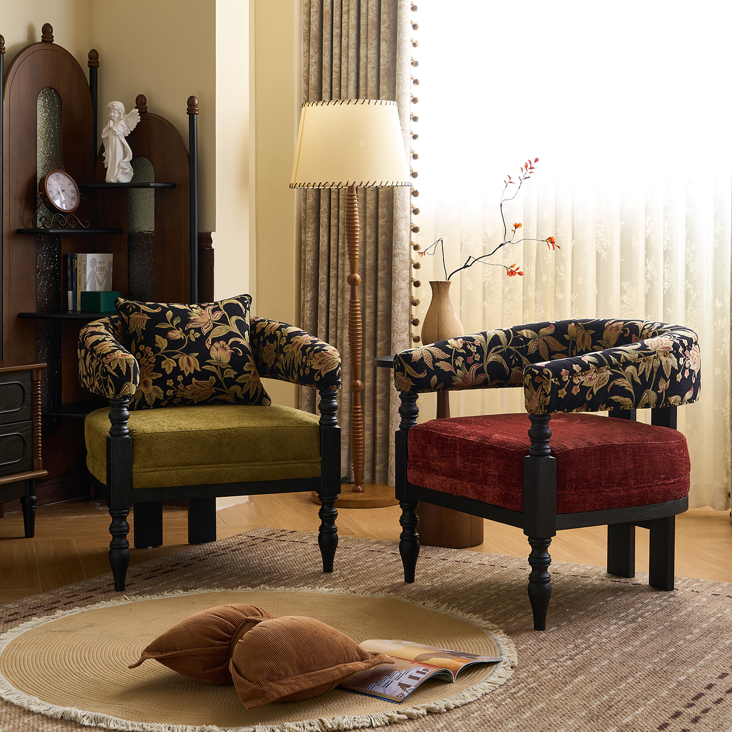 フローラルクラシックチェア