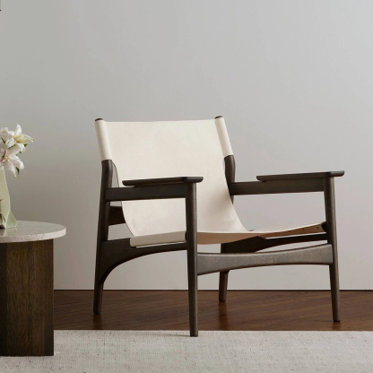 シンプルモダン天然木チェア