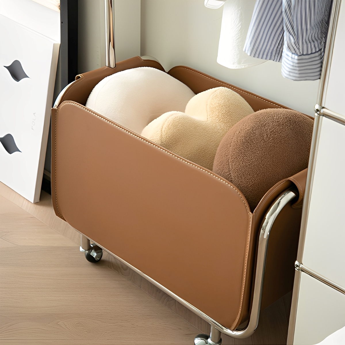 ボックス収納ハンガースタンド