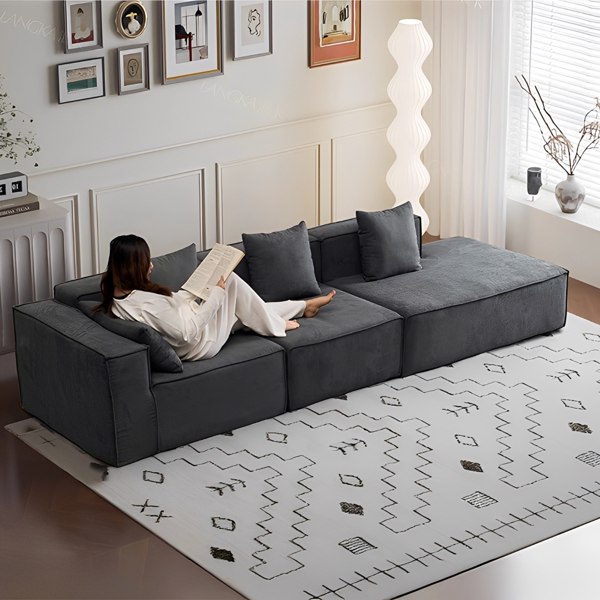 モジュラーアーバンラウンジソファ