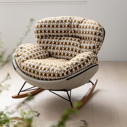 ドット風モダンロッキングチェア